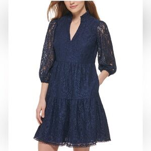 Vince Camuto Women's Lace Tiered Dress
